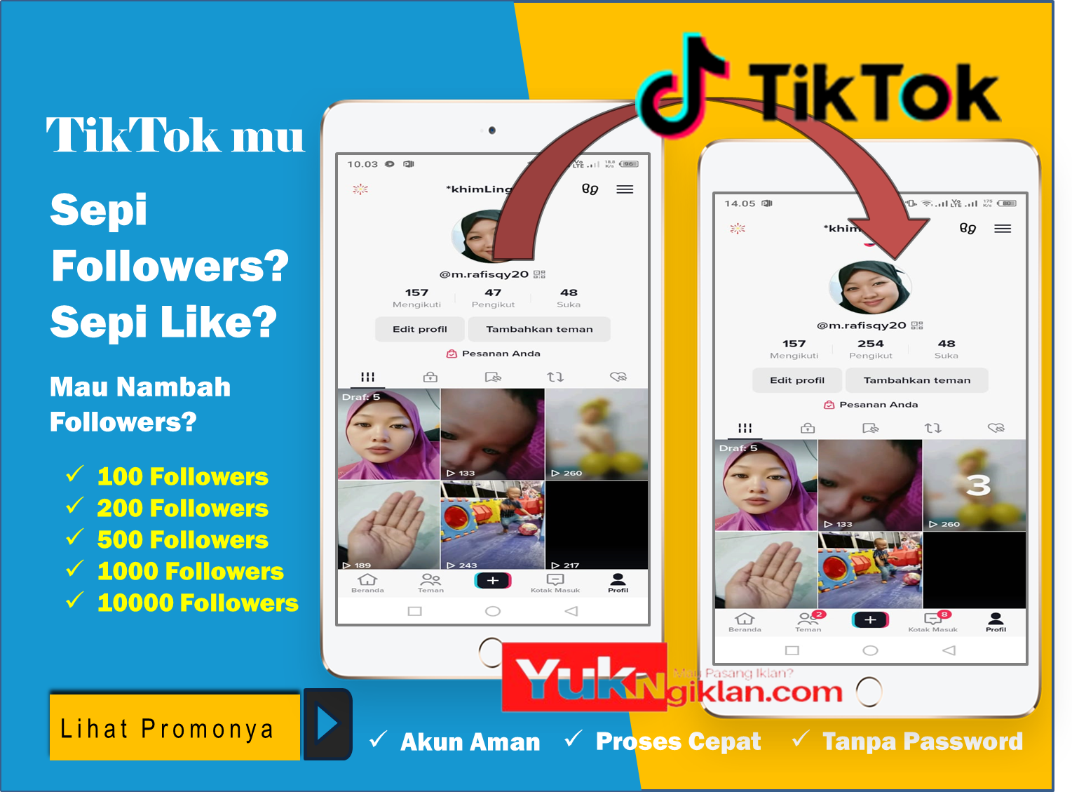 Ingin Mendapatkan Ribuan Followers TikTok dan Hasilkan Cuan?