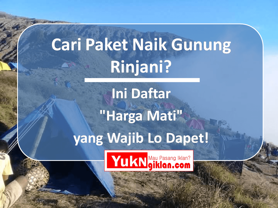 cari paket naik gunung rinjani