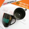 Mug Hitam Glossy Custom Logo